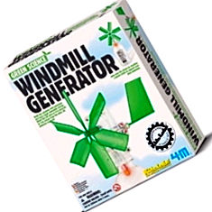 4m green science windmill generator India