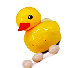 Abhika duck laying eggs toy India
