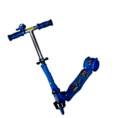Blue Freestyle Jumping Scooter