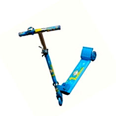 Blue Three Wheel Scooter