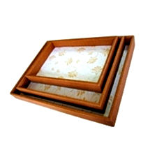 Belmun wood tray set India Price