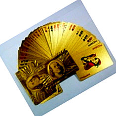 Bs Spy Gold Plated Playing Card India Price