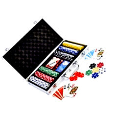Casinoite 300 piece poker chip set ADDA52 300pcs Toy India Price