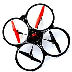 Flying Quadcopter Drone