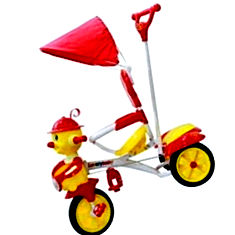 Ez' Playmate Yellow Tricycle Playmates Joker Face India Price