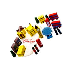 Hamleys wooden london in a bag India Price