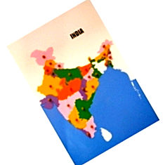 India Puzzle Map