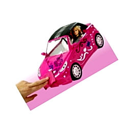Mattel Convertible Ride on Car Barbie India