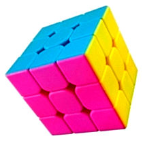 stickerless moyu aolong mini 3x3 Pink Puzzle India Price