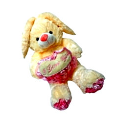 Play n pets i love you plush heart Cute Rabbit With 40 cm India